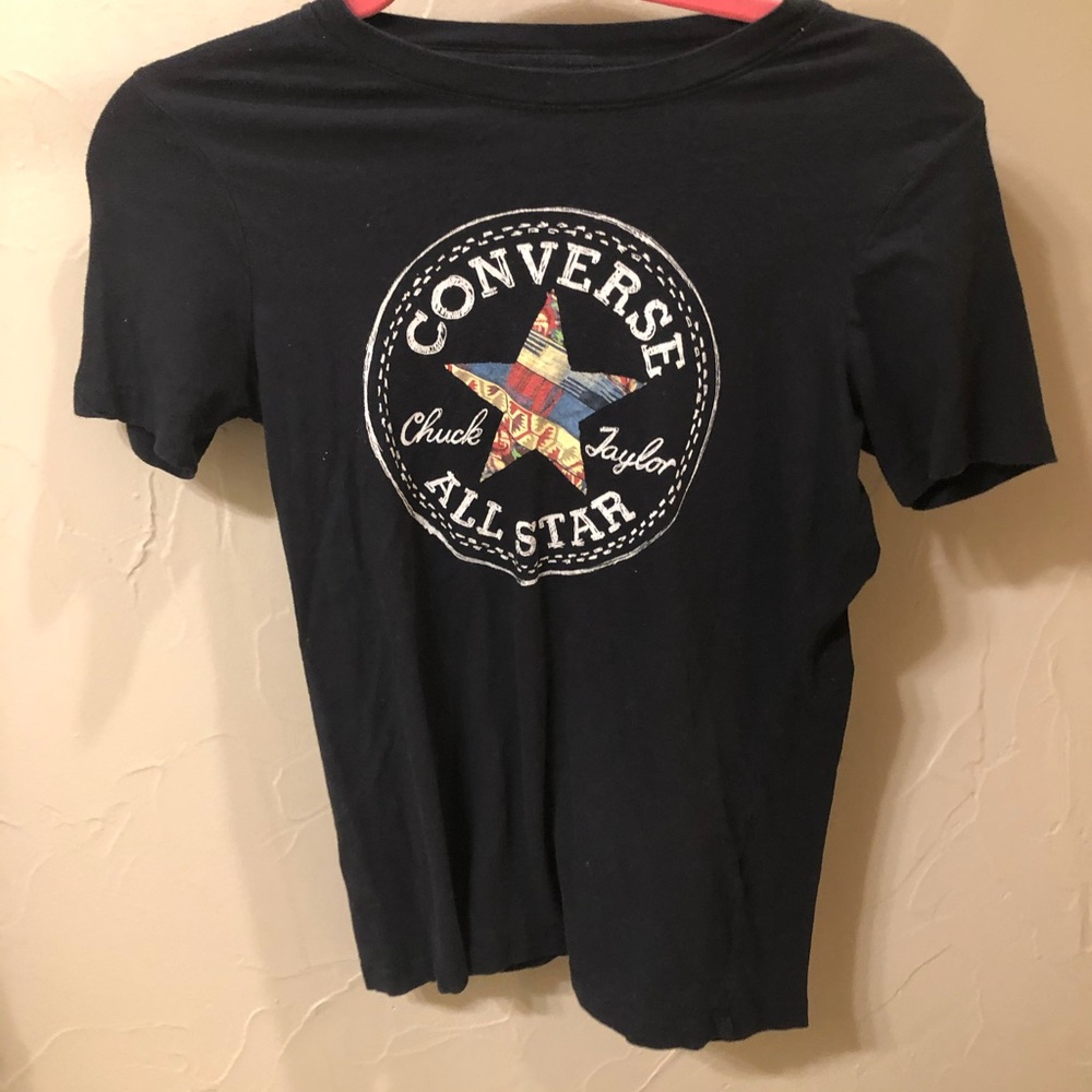 Black converse shirt